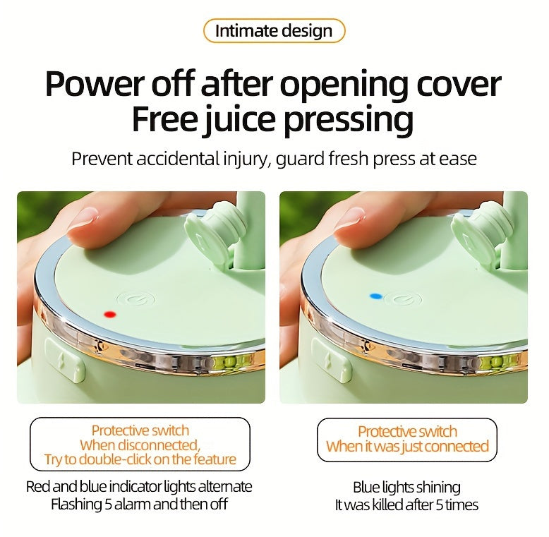 1pc, Mini Portable USB Electric Juicer Cup, Large Capacity