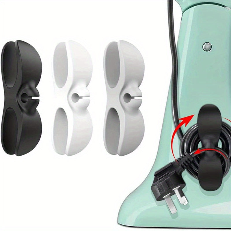 3x Cable Winder Cable Clip Holder Cable Organizer