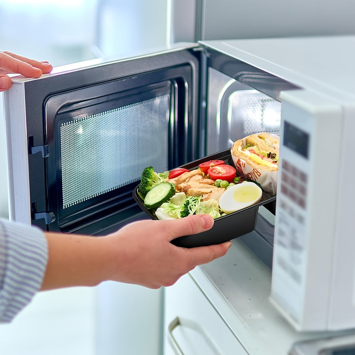 5-25pcs Of 32oz Meal Prep Containers, 2 Food Containers with Lids, Direct Lunch Box Set/large Food Containers with Lids/2 Compartment Bento Boxes, Leak-proof