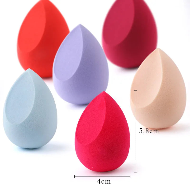 20/5/1pcs Makeup Sponge Concealer Smooth Cosmetic Powder Puff Cut Shape Foundation Water Drop Bevel Make Up Blender Tools