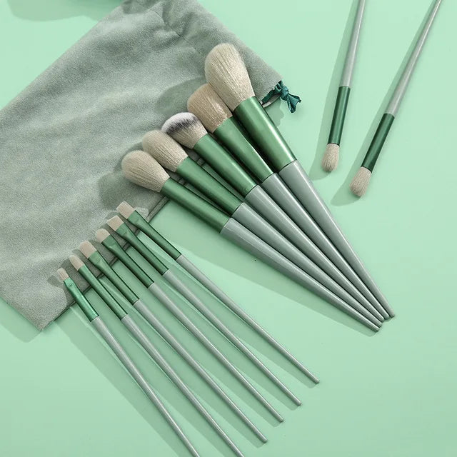 13 PCS Makeup Brush Set With Make Up Tools Bag
