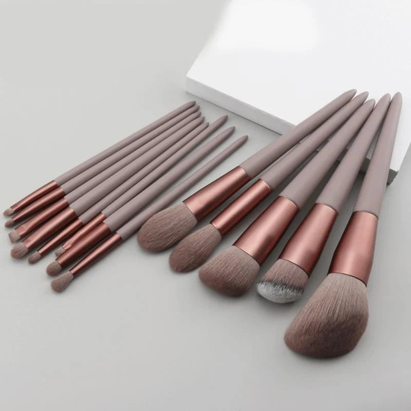 13 PCS Makeup Brush Set With Make Up Tools Bag