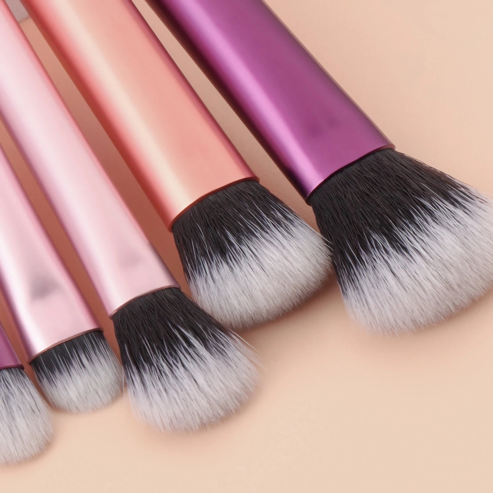 10 Pink Mini makeup brush Travel Makeup tool set