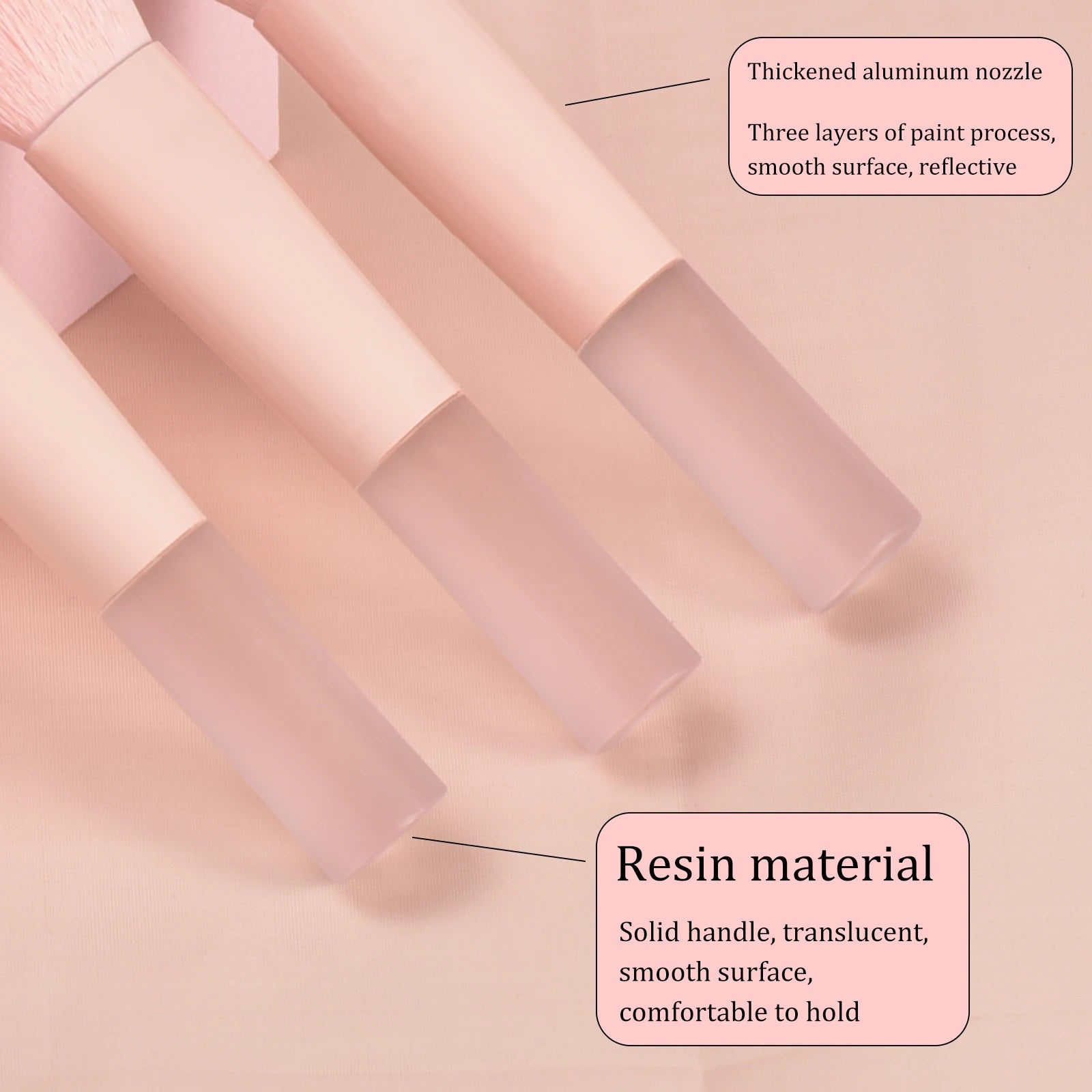 10 Pink Mini makeup brush Travel Makeup tool set