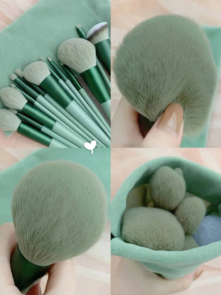 13 PCS Makeup Brush Set With Make Up Tools Bag