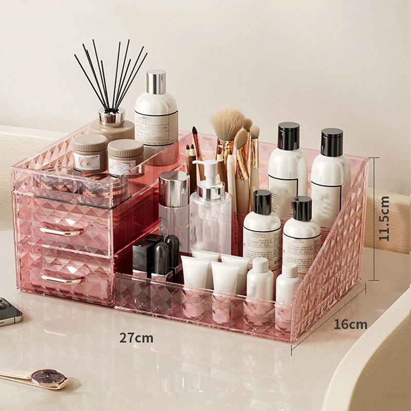 Makeup Organizer - Multi-functional Lipstick & Cosmetic Organizer