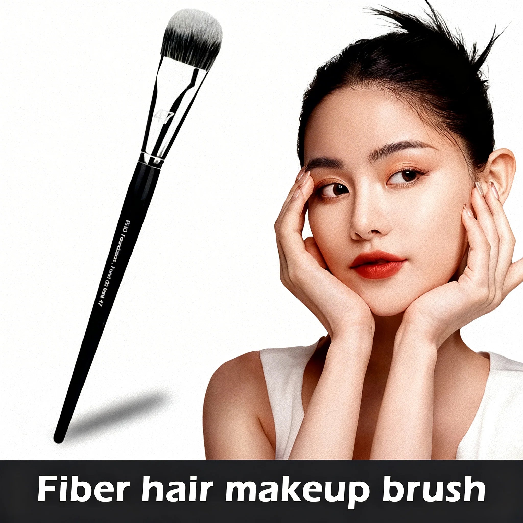 Makeup Brushes,Foundation Concealer Brush,Long Ergonomic Handle,Flat Makeup Brush For Foundation, Makeup Foundation Brushes