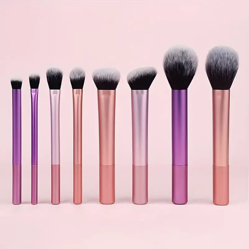 8pcs Makeup Brush Kit Soft Hair Cosmetic Makeup Tools