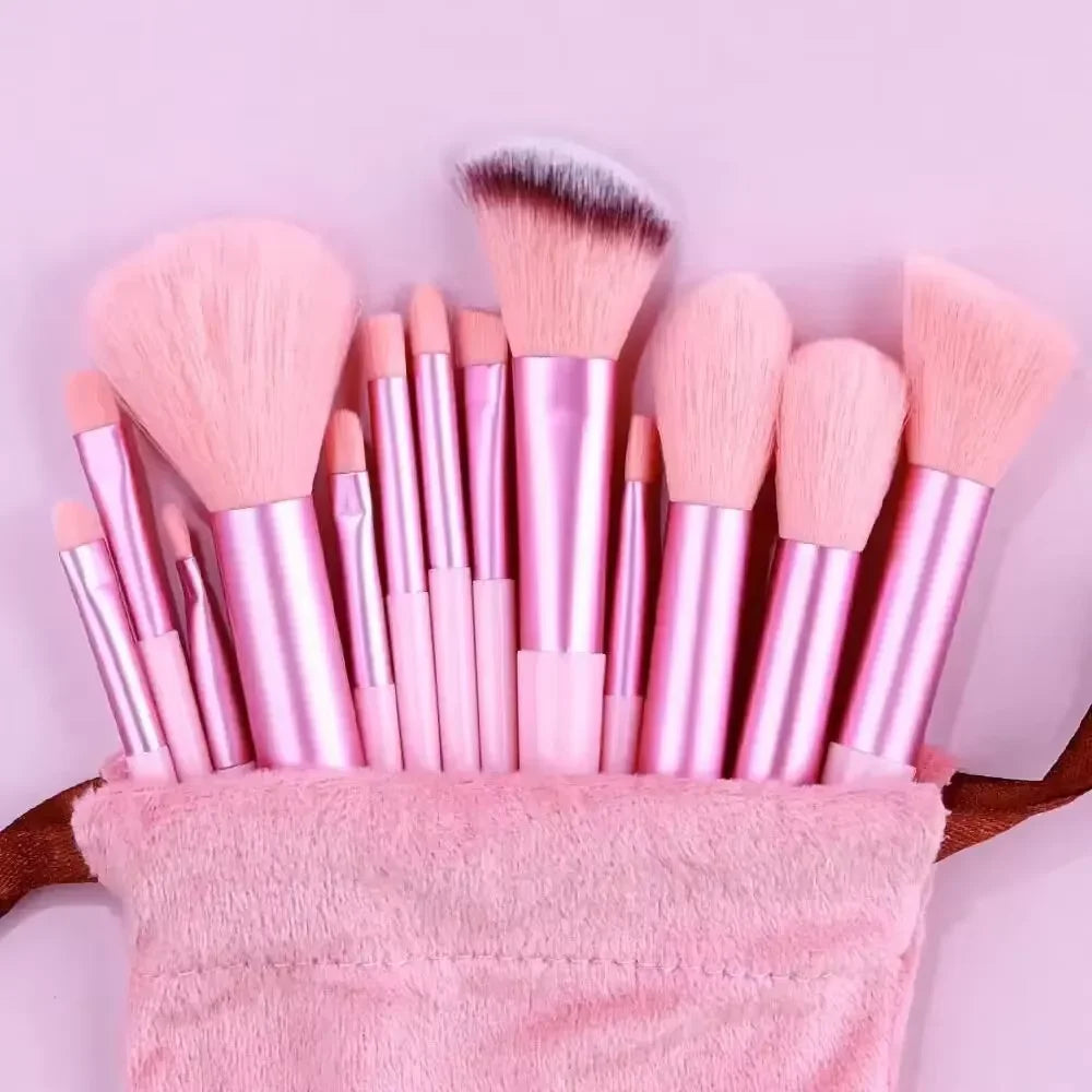 13 PCS Makeup Brush Set With Make Up Tools Bag