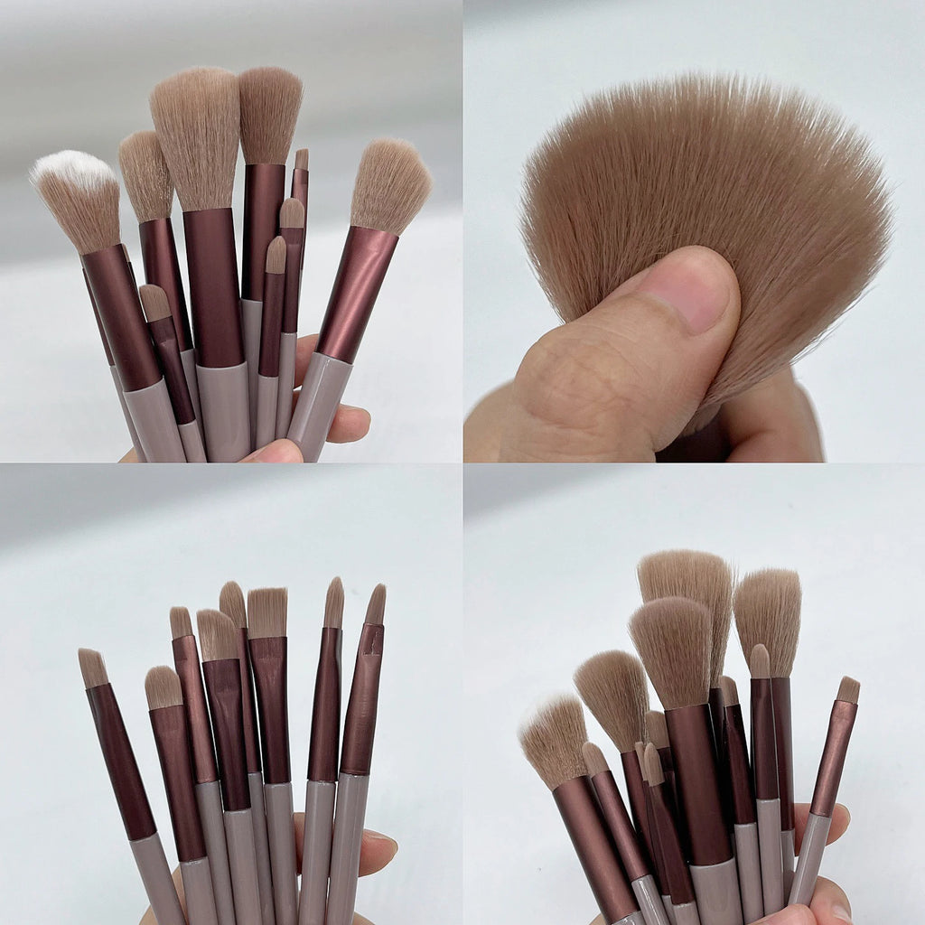 13 PCS Makeup Brush Set With Make Up Tools Bag