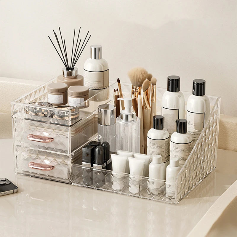 Makeup Organizer - Multi-functional Lipstick & Cosmetic Organizer