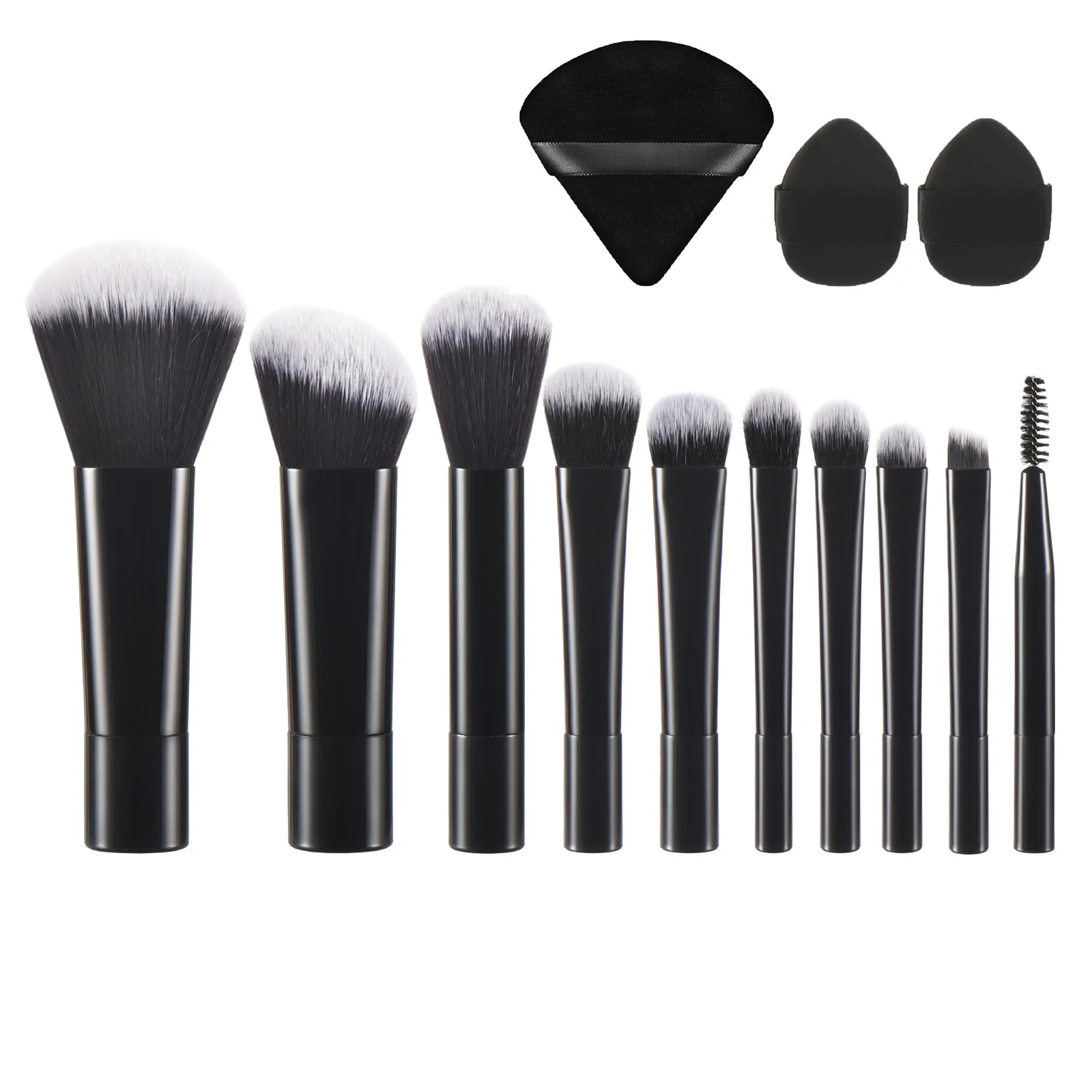 10 Pink Mini makeup brush Travel Makeup tool set