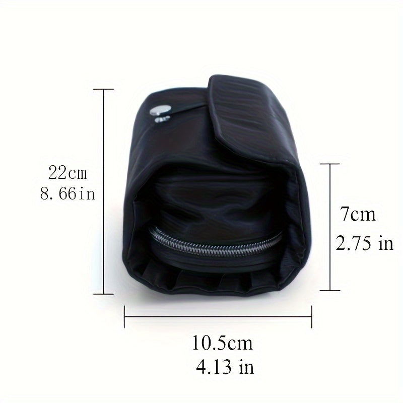 Large Capacity Makeup Brush Storage Pouch, Professional Multi-Functional Tool Organizer, Korean Style Portable Makeup Bag for Students