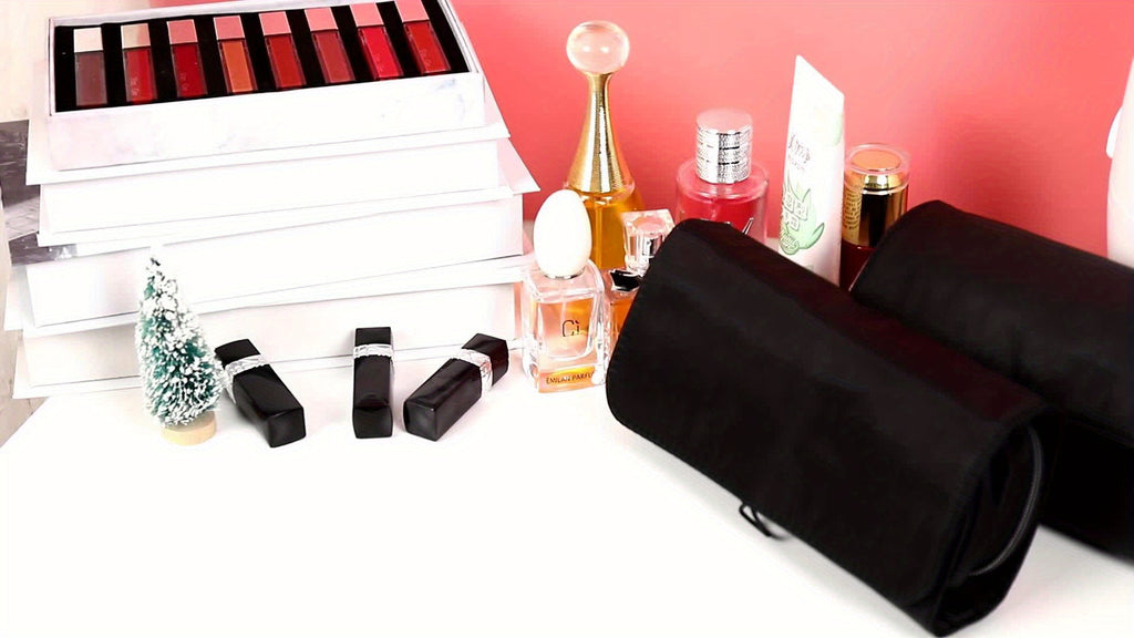 Large Capacity Makeup Brush Storage Pouch, Professional Multi-Functional Tool Organizer, Korean Style Portable Makeup Bag for Students