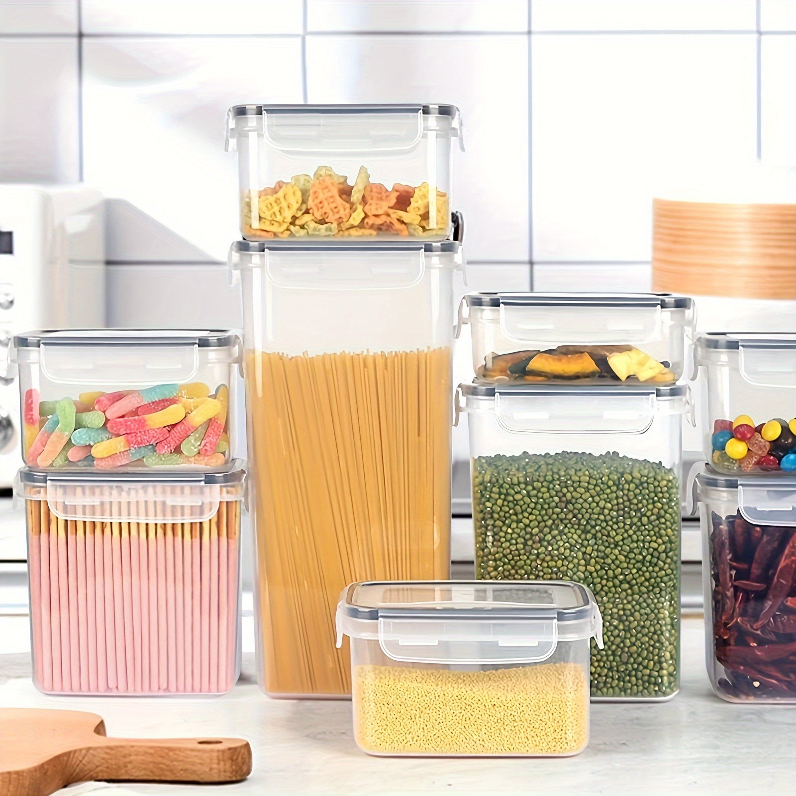 food containers - Airtight Food Storage Containers - 84-Pack - Organize Your Pantry, Effortlessly!